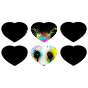Магнитные фотопазлы Сердце 50 на 50 набор 6 штук 