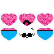 Магнитные фотопазлы Сердце 50 на 50 набор 6 штук 