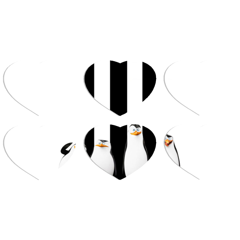 Магнитные фотопазлы Сердце 50 на 50 набор 6 штук 