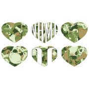 Магнитные фотопазлы Сердце 50 на 50 набор 6 штук 