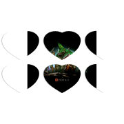 Магнитные фотопазлы Сердце 50 на 50 набор 6 штук 