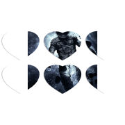 Магнитные фотопазлы Сердце 50 на 50 набор 6 штук 