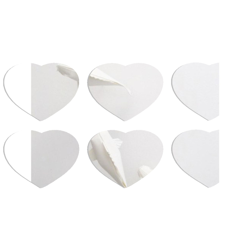 Магнитные фотопазлы Сердце 50 на 50 набор 6 штук 