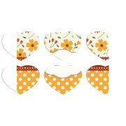 Магнитные фотопазлы Сердце 50 на 50 набор 6 штук 