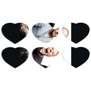 Магнитные фотопазлы Сердце 50 на 50 набор 6 штук 