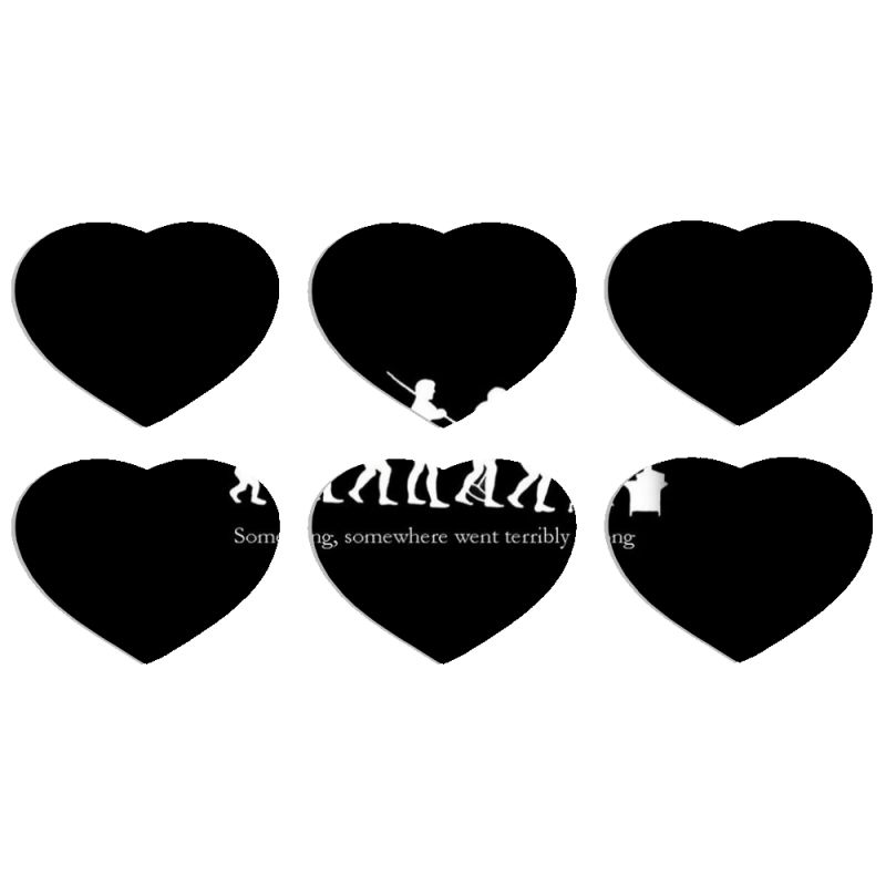 Магнитные фотопазлы Сердце 50 на 50 набор 6 штук 