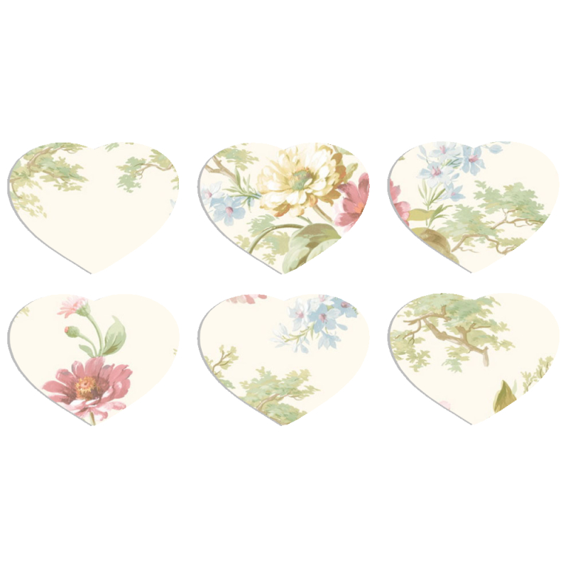 Магнитные фотопазлы Сердце 50 на 50 набор 6 штук 