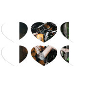 Магнитные фотопазлы Сердце 50 на 50 набор 6 штук 