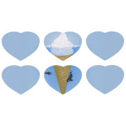 Магнитные фотопазлы Сердце 50 на 50 набор 6 штук 