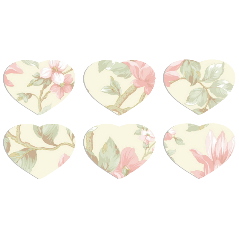 Магнитные фотопазлы Сердце 50 на 50 набор 6 штук 