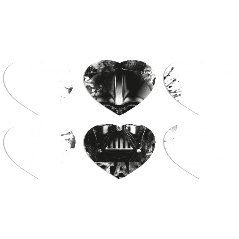 Магнитные фотопазлы Сердце 50 на 50 набор 6 штук 