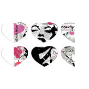 Магнитные фотопазлы Сердце 50 на 50 набор 6 штук 