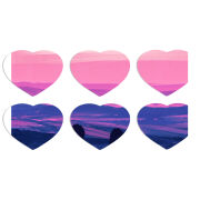 Магнитные фотопазлы Сердце 50 на 50 набор 6 штук Top of the World