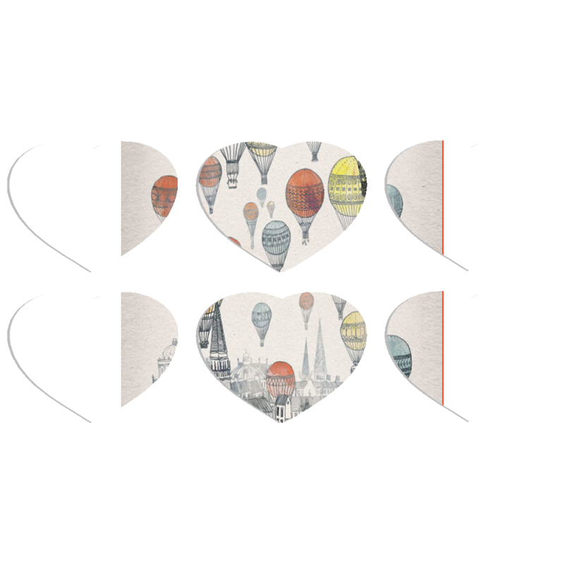 Магнитные фотопазлы Сердце 50 на 50 набор 6 штук 