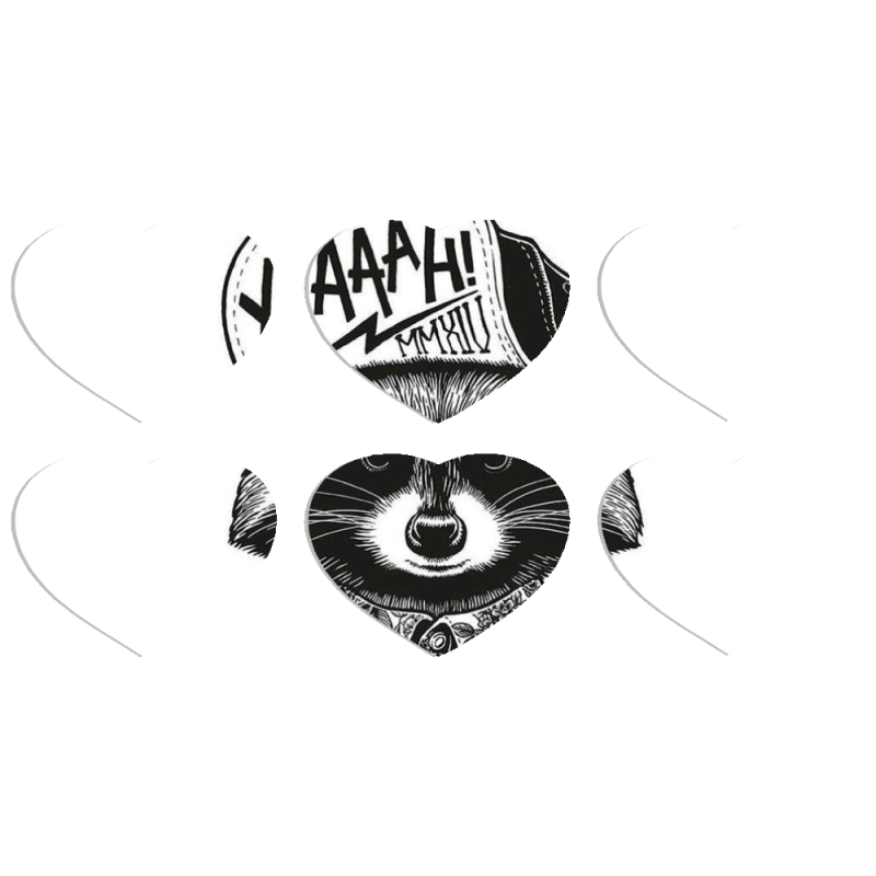 Магнитные фотопазлы Сердце 50 на 50 набор 6 штук 