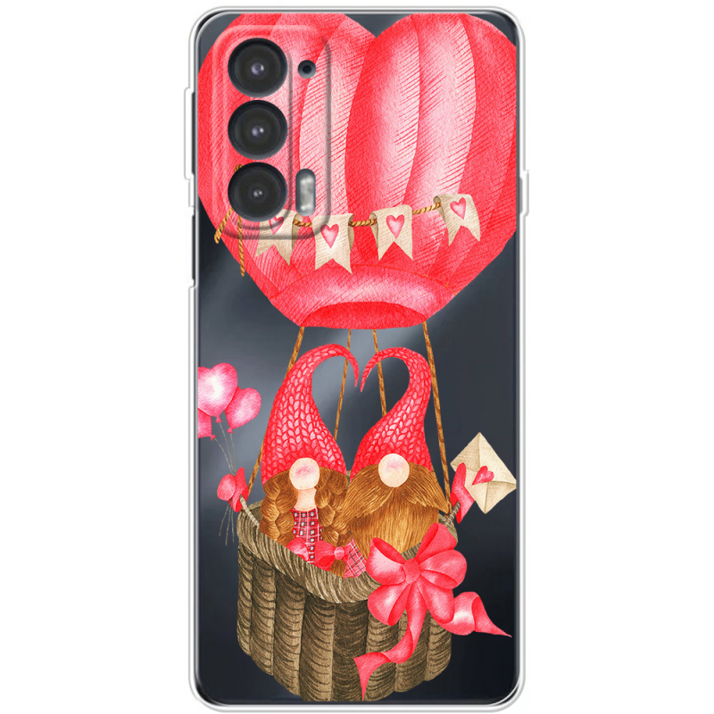 Прозрачный чехол BoxFace Motorola Edge 20 Valentine Dwarfs