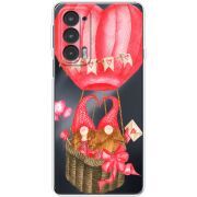 Прозрачный чехол BoxFace Motorola Edge 20 Valentine Dwarfs