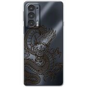 Прозрачный чехол BoxFace Motorola Edge 20 Chinese Dragon
