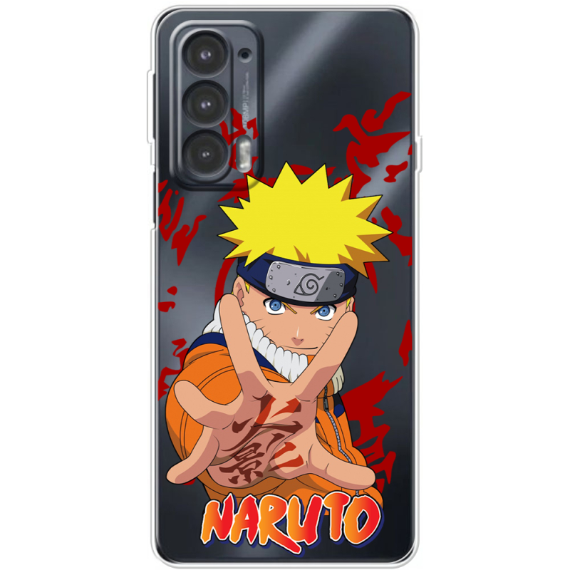 Прозрачный чехол BoxFace Motorola Edge 20 Naruto