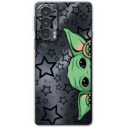 Прозрачный чехол BoxFace Motorola Edge 20 Baby Yoda