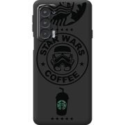 Черный чехол BoxFace Motorola Edge 20 Dark Coffee