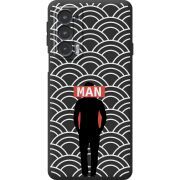 Черный чехол BoxFace Motorola Edge 20 Man Pattern