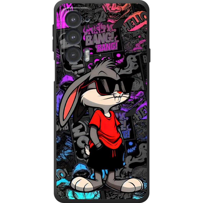 Черный чехол BoxFace Motorola Edge 20 Малий вухань