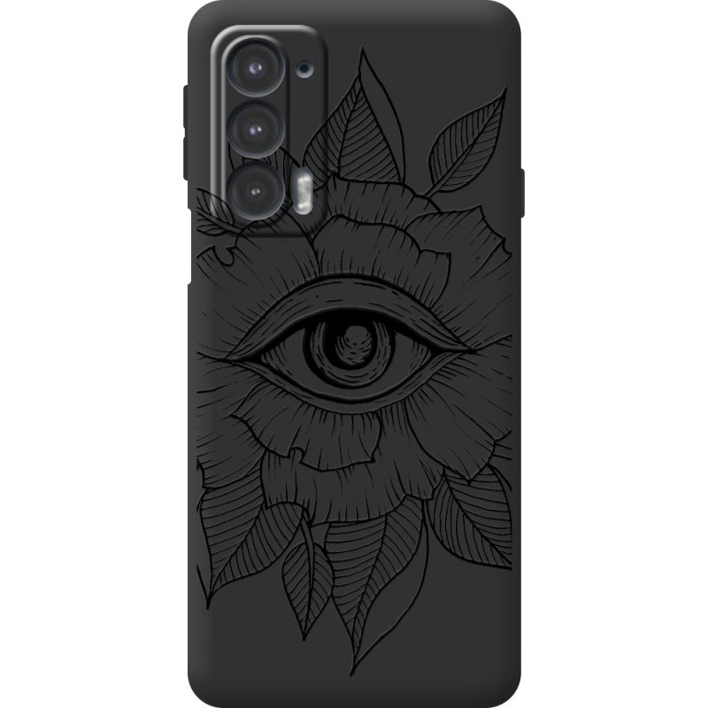 Черный чехол BoxFace Motorola Edge 20 Eye