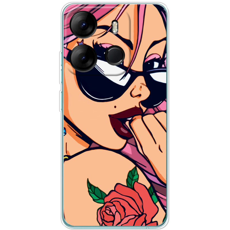 Чехол BoxFace Tecno Spark Go 2023 Pink Girl