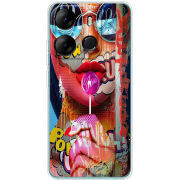 Чехол BoxFace Tecno Spark Go 2023 Colorful Girl