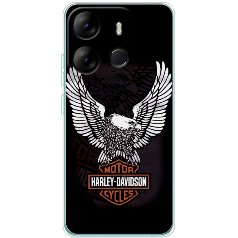 Чехол BoxFace Tecno Spark Go 2023 Harley Davidson and eagle