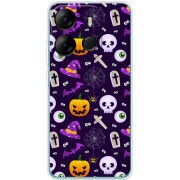 Чехол BoxFace Tecno Spark Go 2023 Halloween Purple Mood