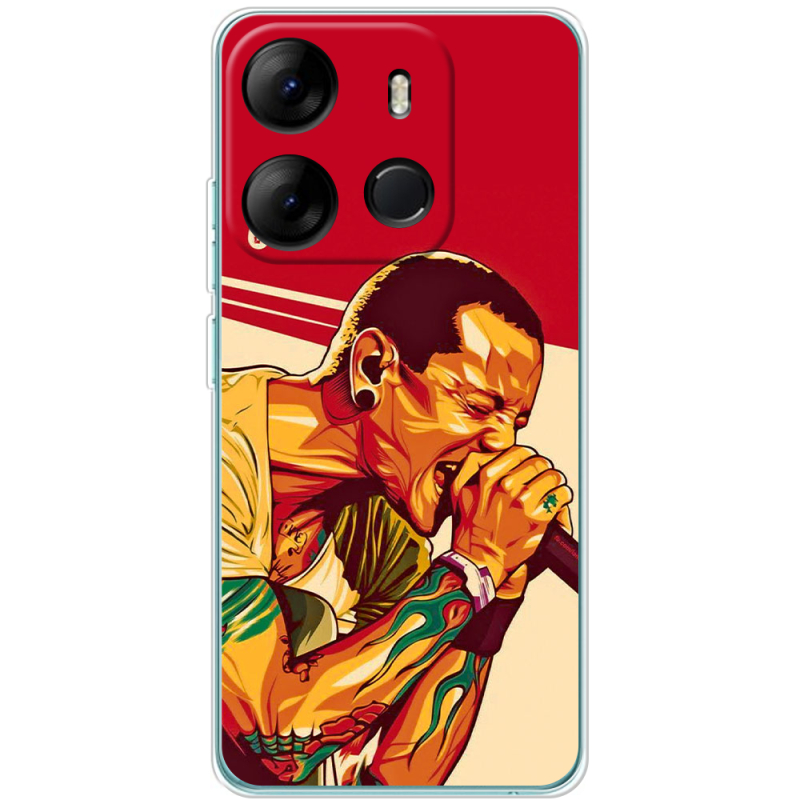 Чехол BoxFace Tecno Spark Go 2023 Chester Bennington