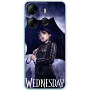 Чехол BoxFace Tecno Spark Go 2023 Wednesday Addams