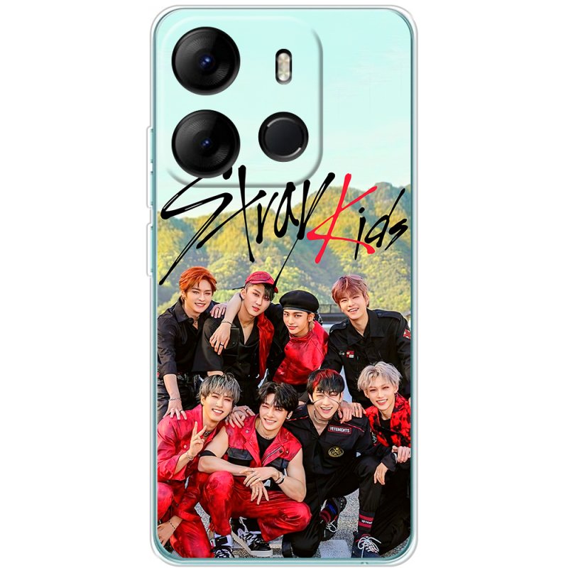 Чехол BoxFace Tecno Spark Go 2023 Stray Kids Boy Band