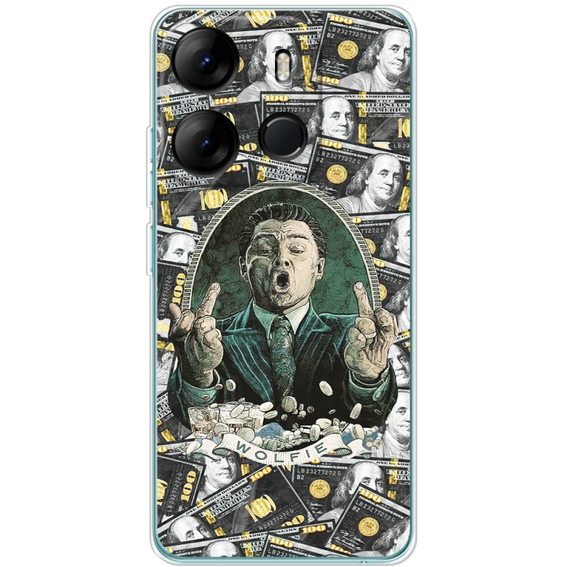 Чехол BoxFace Tecno Spark Go 2023 Wolfie