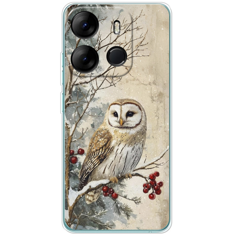 Чехол BoxFace Tecno Spark Go 2023 Christmas Owl