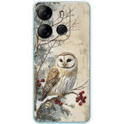 Чехол BoxFace Tecno Spark Go 2023 Christmas Owl