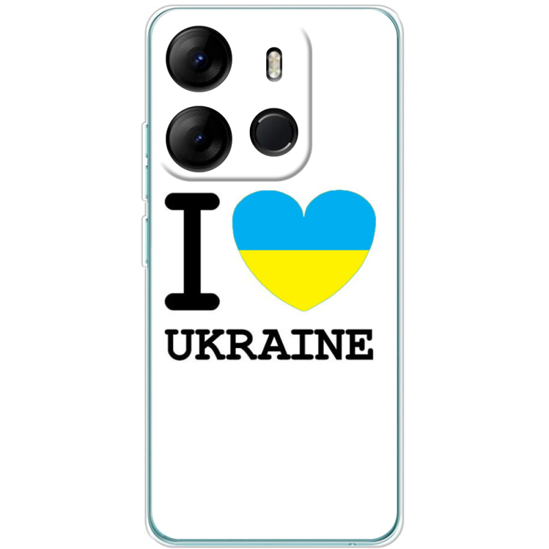 Чехол BoxFace Tecno Spark Go 2023 I love Ukraine