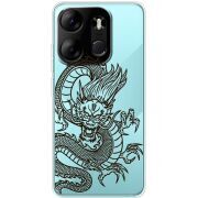 Прозрачный чехол BoxFace Tecno Spark Go 2023 Chinese Dragon