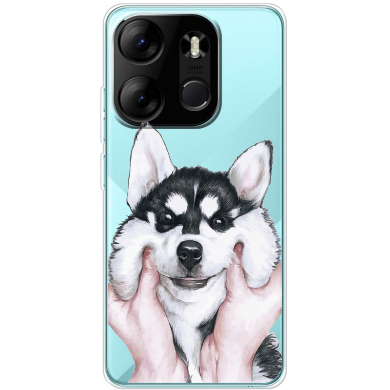 Прозрачный чехол BoxFace Tecno Spark Go 2023 Husky