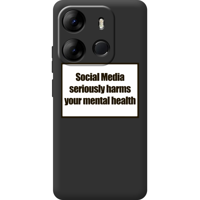 Черный чехол BoxFace Tecno Spark Go 2023 