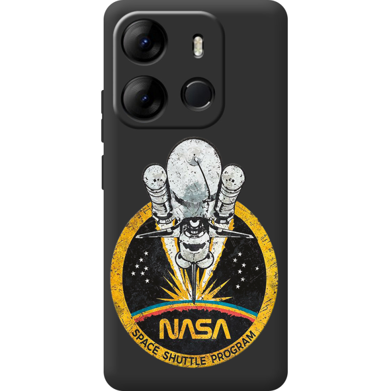 Черный чехол BoxFace Tecno Spark Go 2023 NASA Spaceship