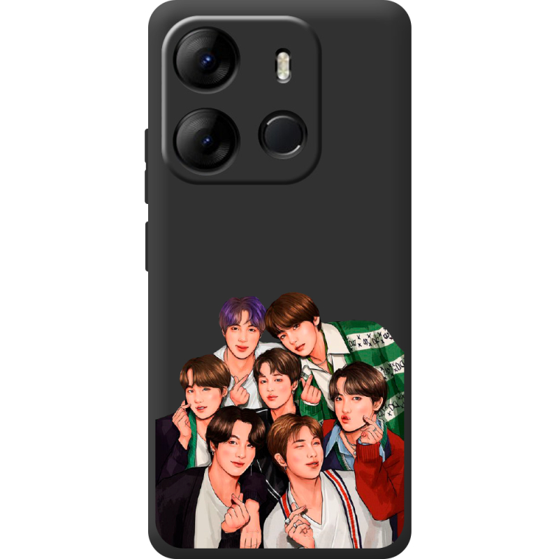 Черный чехол BoxFace Tecno Spark Go 2023 BTS