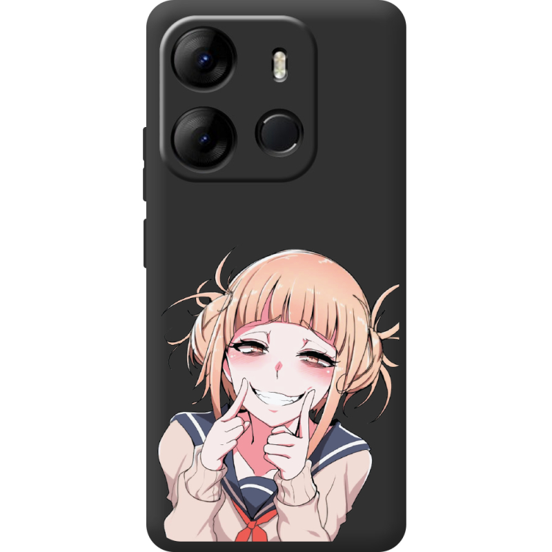 Черный чехол BoxFace Tecno Spark Go 2023 Himiko Toga Smile