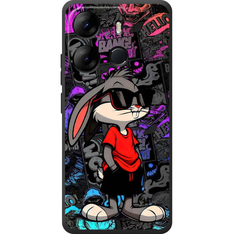 Черный чехол BoxFace Tecno Spark Go 2023 Малий вухань