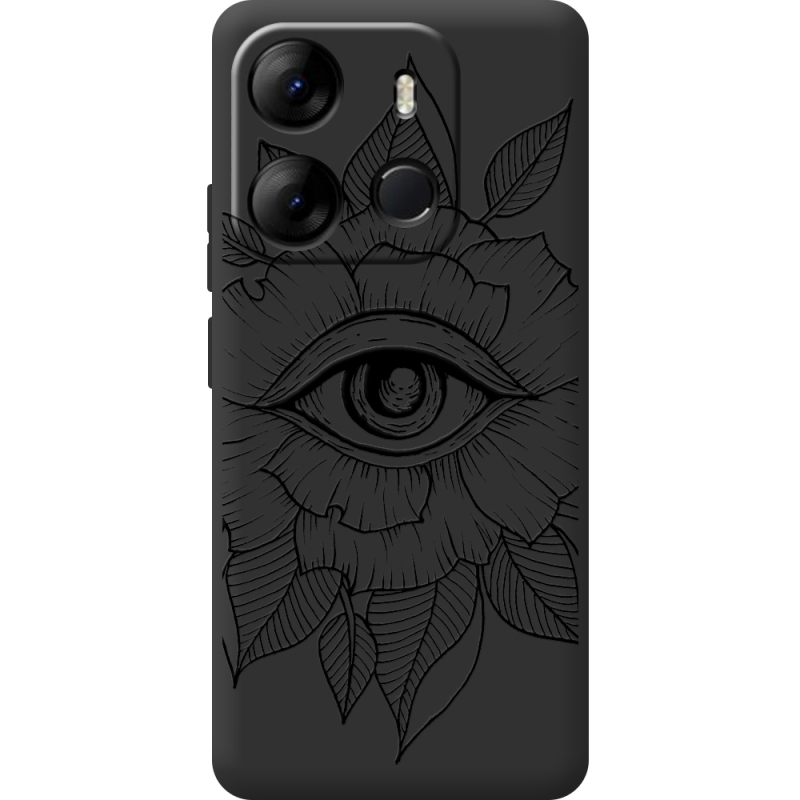 Черный чехол BoxFace Tecno Spark Go 2023 Eye