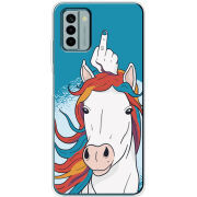 Чехол BoxFace Nokia G22 Fuck Unicorn