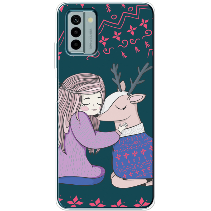 Чехол BoxFace Nokia G22 Girl and deer