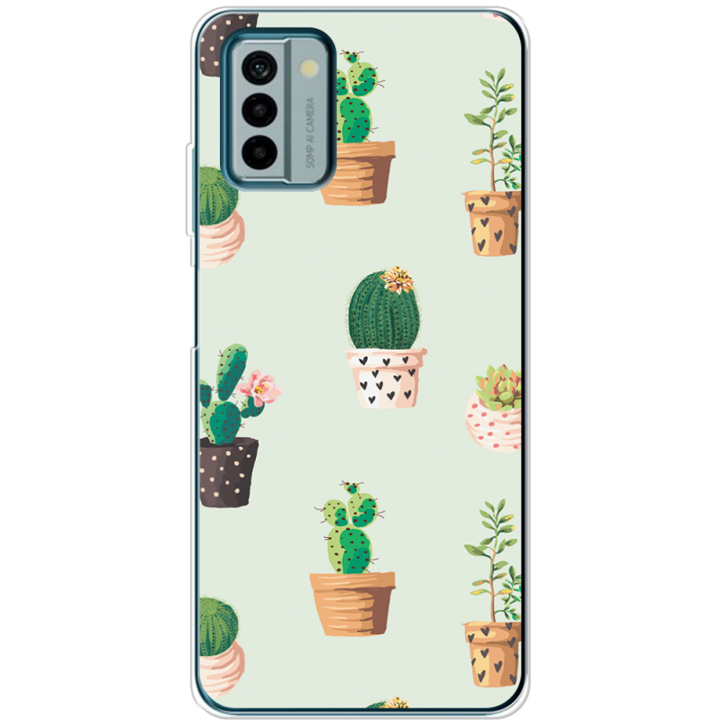 Чехол BoxFace Nokia G22 L-green Cacti